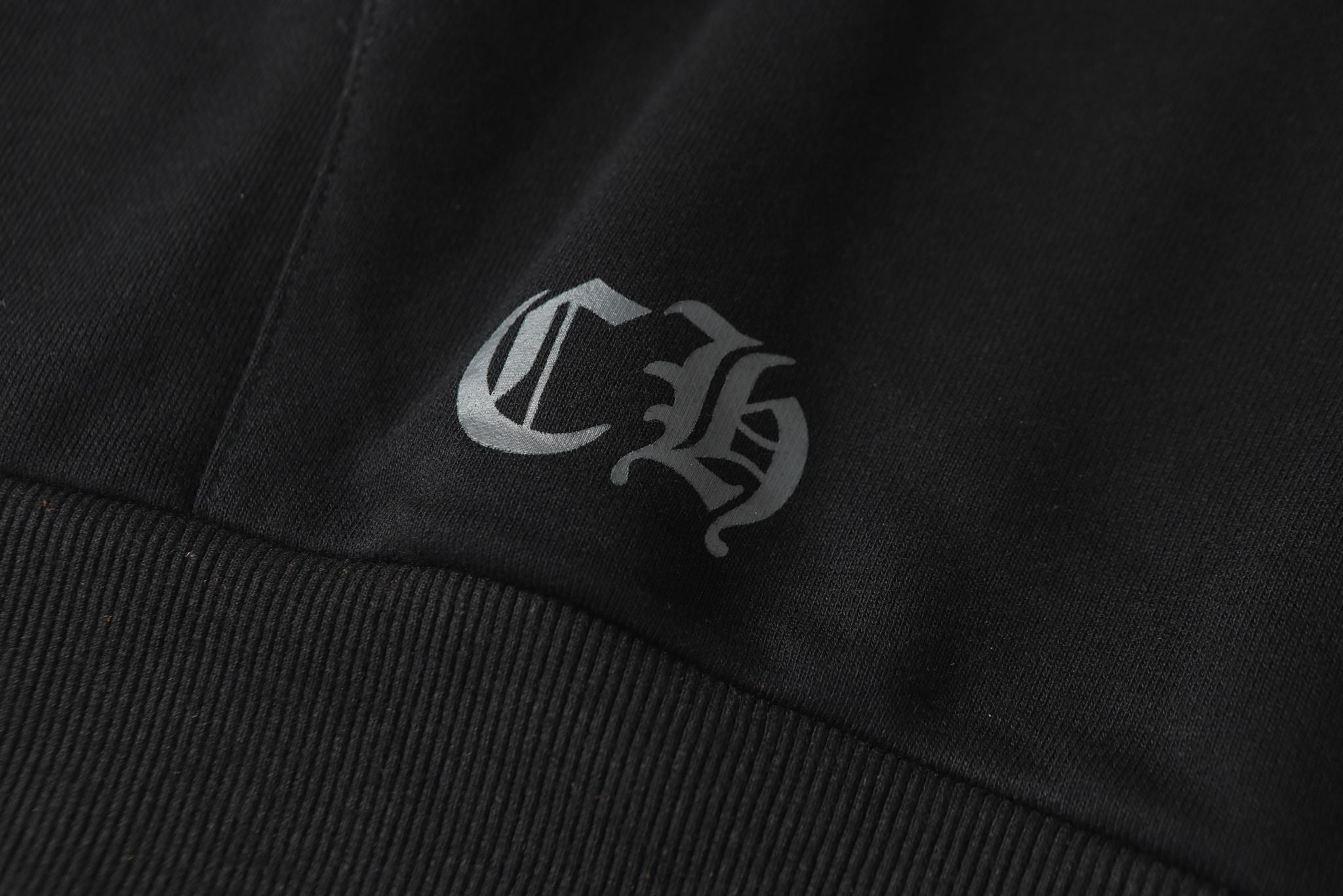 Red Horse Shoe Logo Black Hoodie™