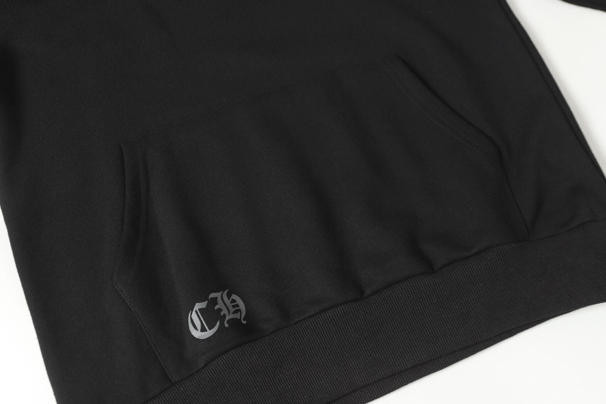 Red Horse Shoe Logo Black Hoodie™