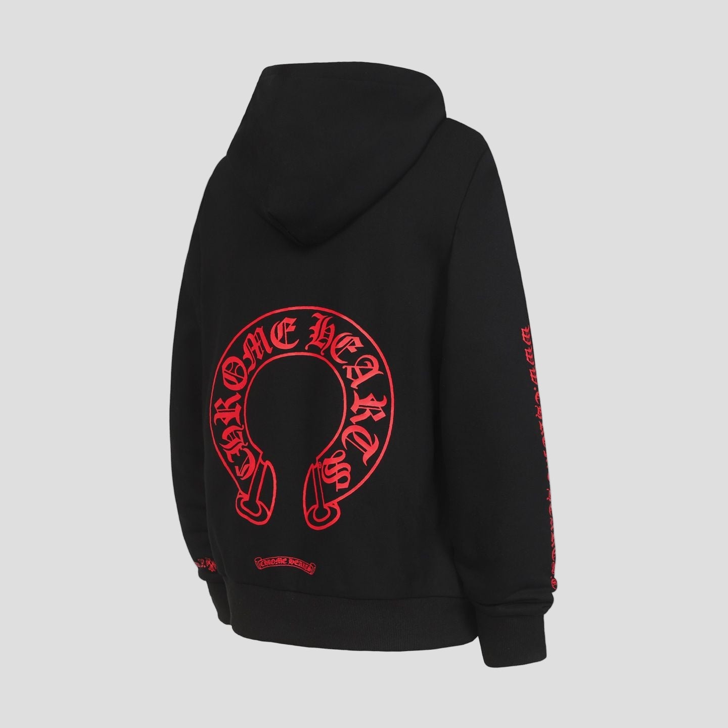 Red Horse Shoe Logo Black Hoodie™