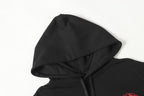 Red Horse Shoe Logo Black Hoodie™