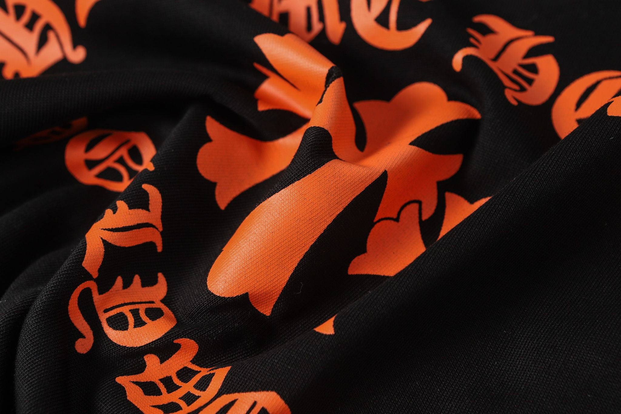 Hollywood Orange Triple Cross Black Long Sleeve™