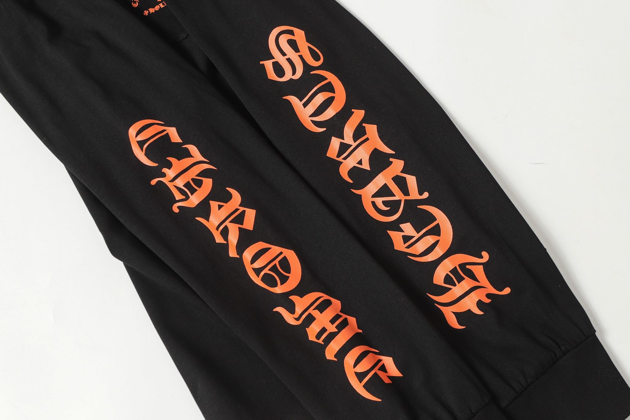 Hollywood Orange Triple Cross Black Long Sleeve™