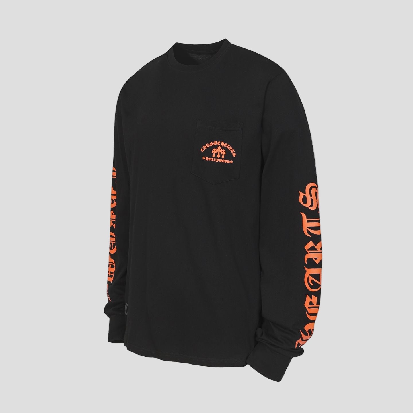 Hollywood Orange Triple Cross Black Long Sleeve™