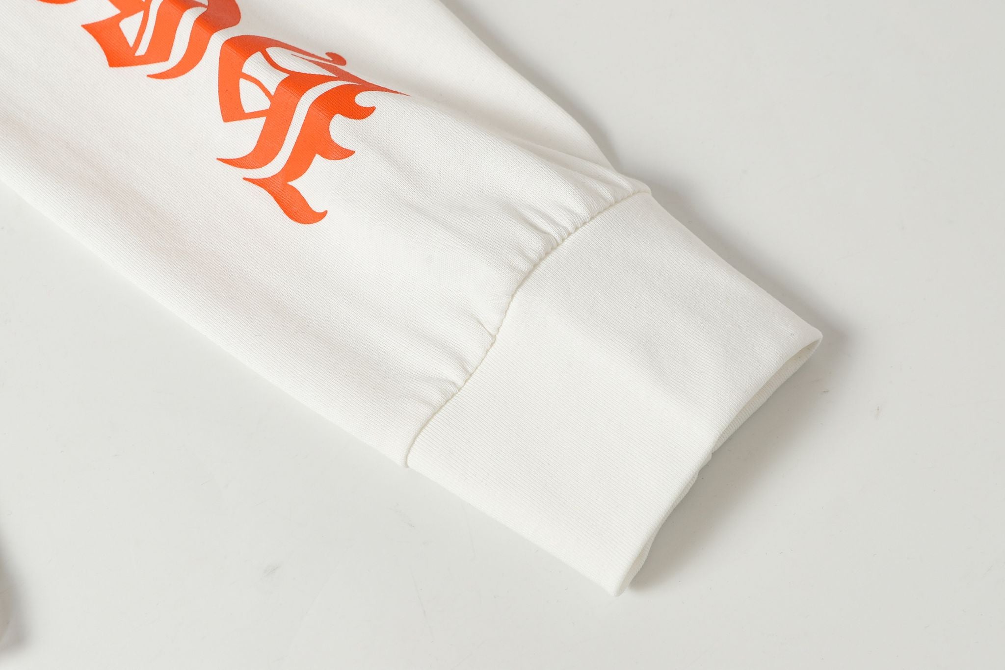 Hollywood Orange Triple Cross White Long Sleeve™