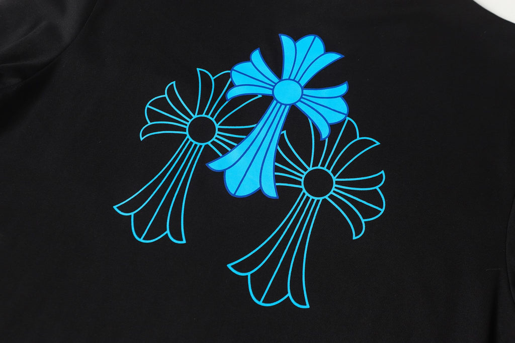 Blue Triple Cross Black Long Sleeve™