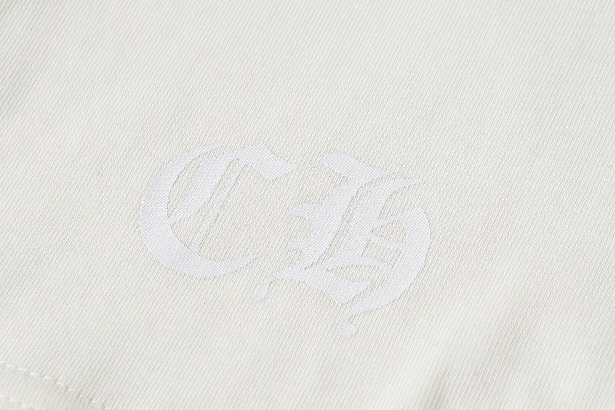 Blue Triple Cross White Long Sleeve™