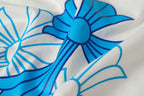 Blue Triple Cross White Long Sleeve™