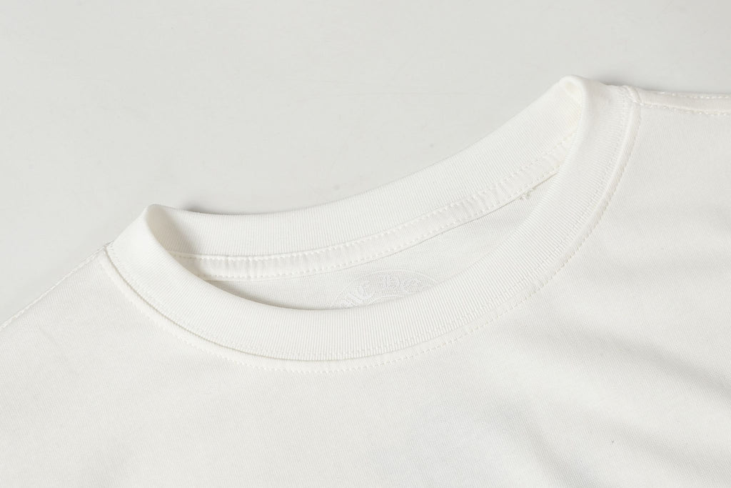 Blue Triple Cross White Long Sleeve™