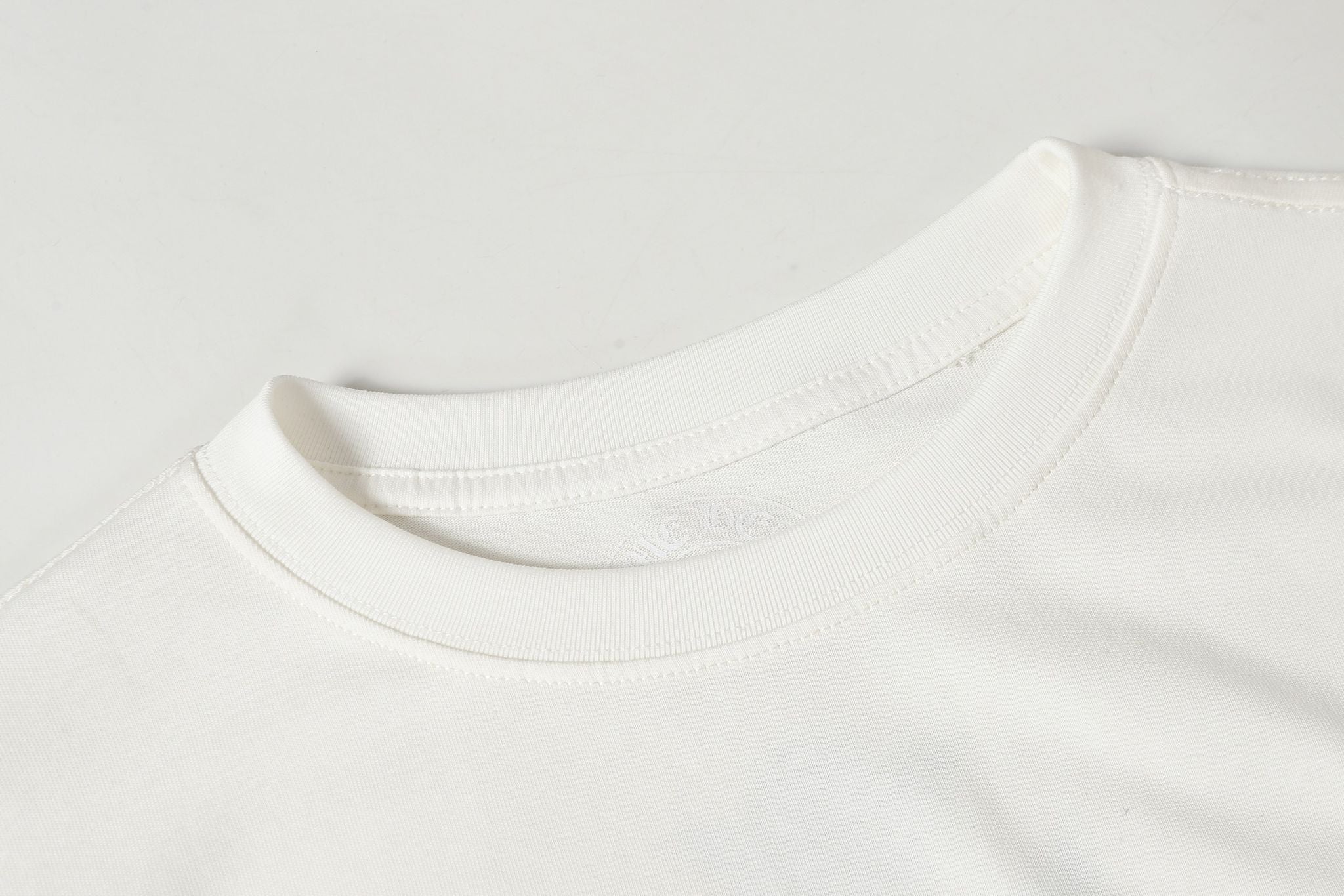 Blue Triple Cross White Long Sleeve™