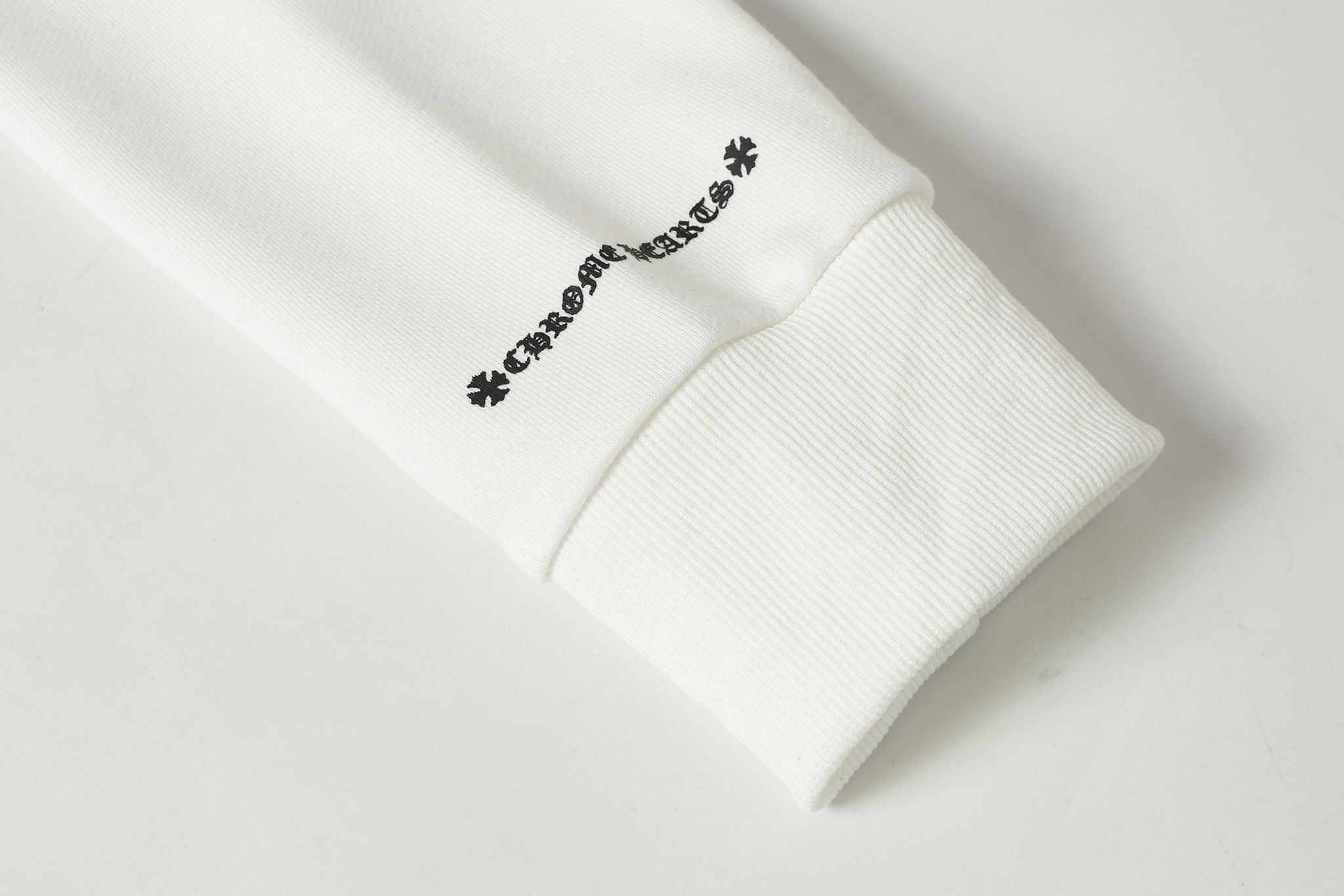 Horse Shoe Logo St. Barth White Full Zip Hoodie™