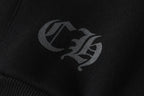 Hollywood Orange Triple Cross Black Hoodie™