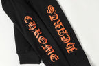 Hollywood Orange Triple Cross Black Hoodie™