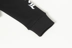 Typography Collar Black Sweatshirt™