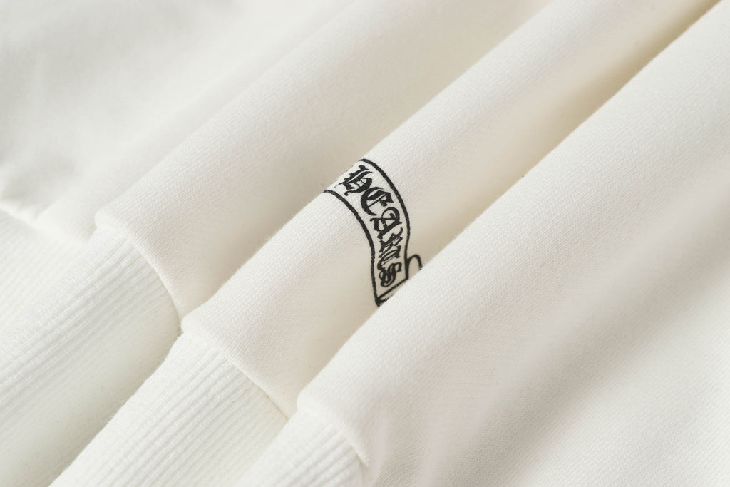 Typography Collar White Sweatshirt™