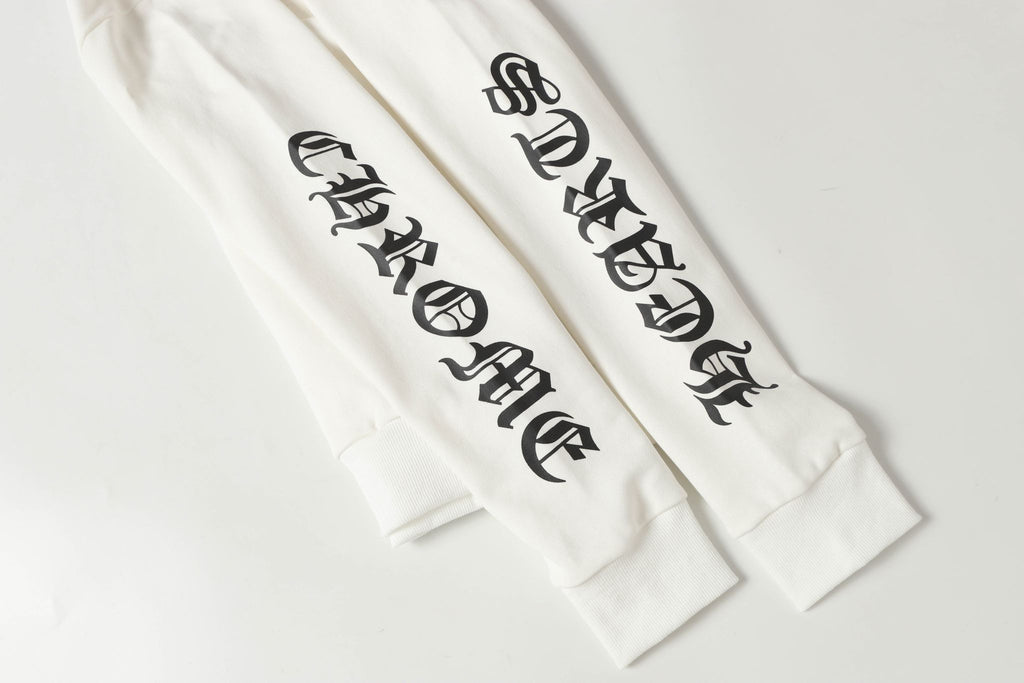 Typography Collar White Sweatshirt™