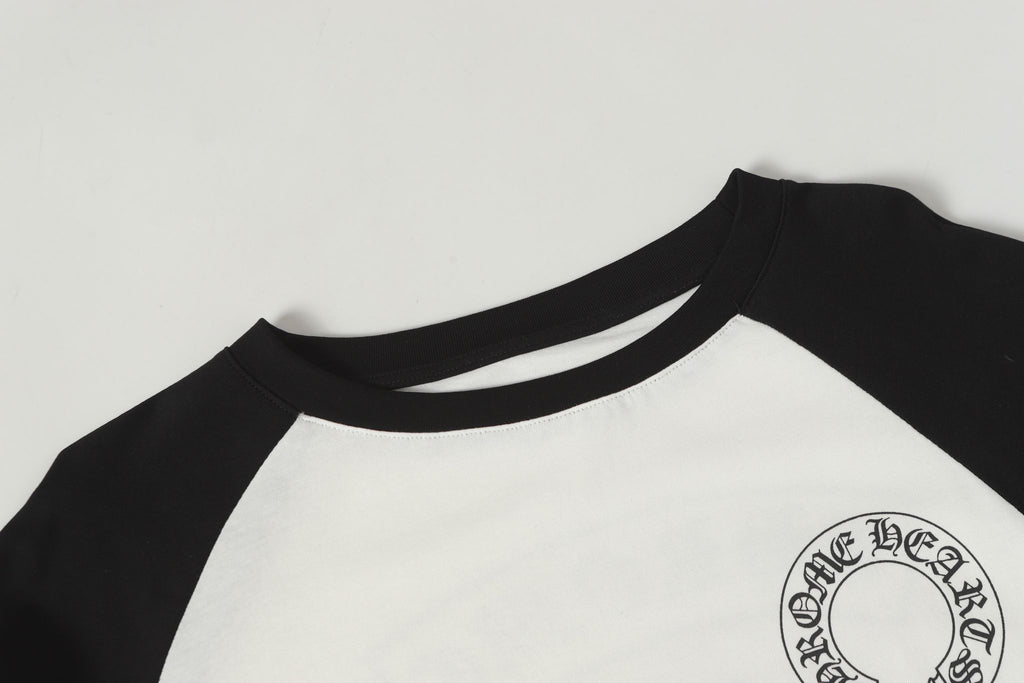 T-Typography Logo Black & White Long Sleeve™