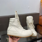 R.O Geobskt Padded Leather White High-Top Sneakers™