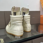 R.O Geobskt Padded Leather White High-Top Sneakers™