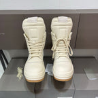 R.O Geobskt Padded Leather White High-Top Sneakers™