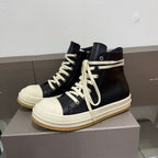 R.O Creep Black Leather High-Top Sneaker™