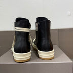 R.O Creep Black Leather High-Top Sneaker™