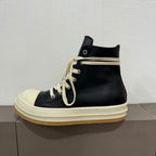 R.O Creep Black Leather High-Top Sneaker™