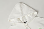 Green Horse Shoe Logo White Hoodie™