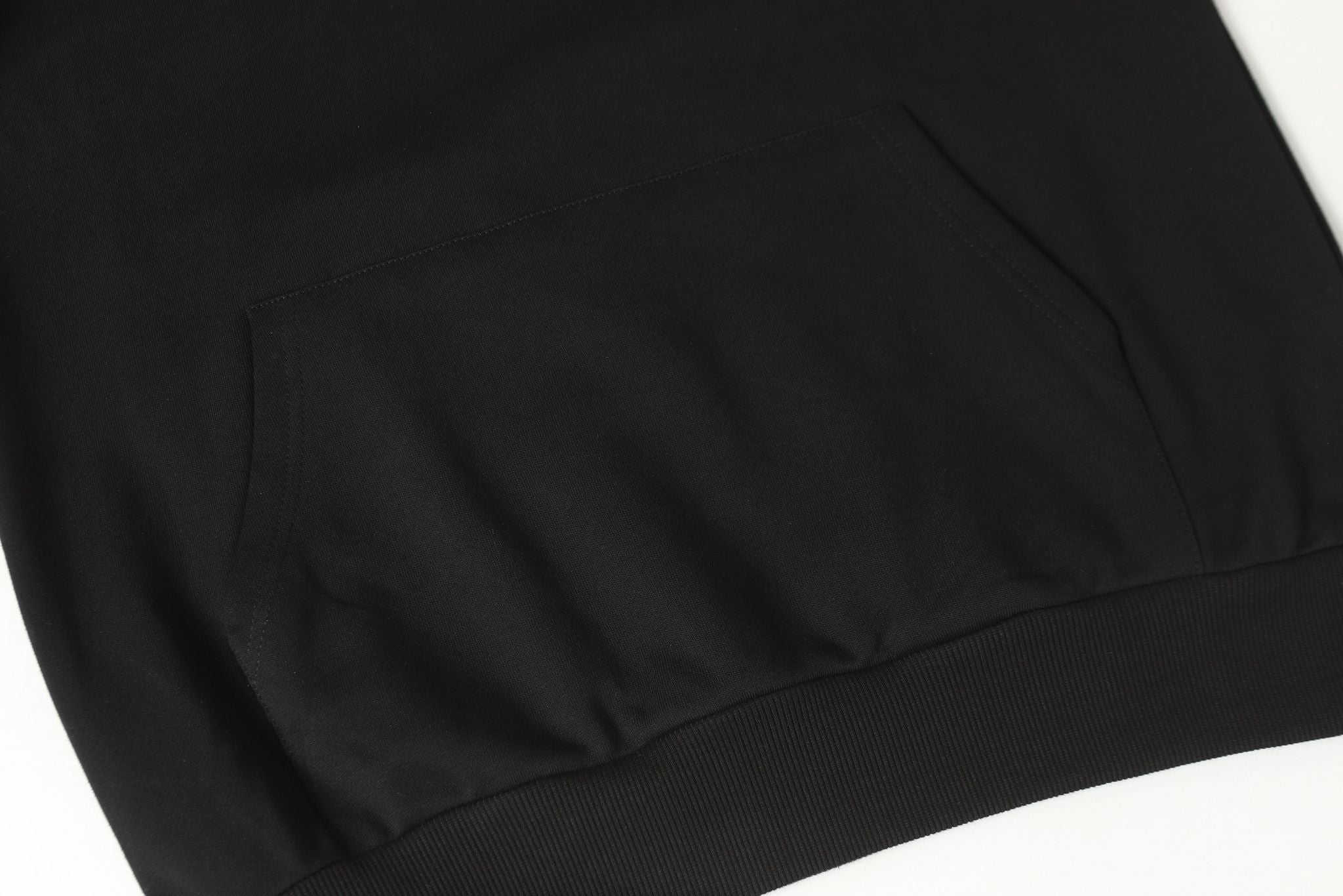 Green Horse Shoe Logo Black Hoodie™