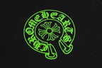 Green Horse Shoe Logo Black Hoodie™