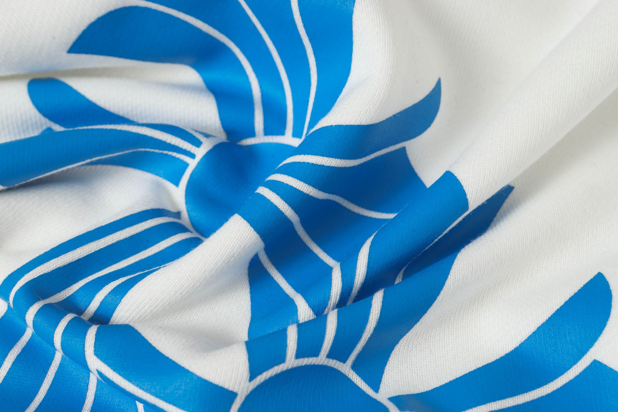 Blue Double Cross White Hoodie™