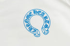 Blue Double Cross White Hoodie™