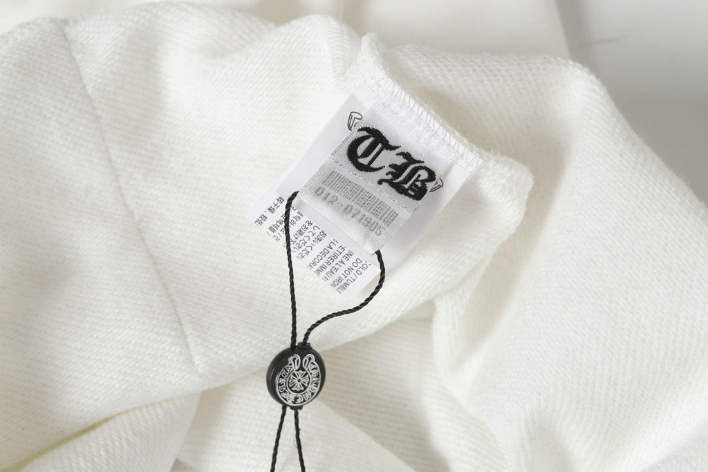 Blue Double Cross White Hoodie™