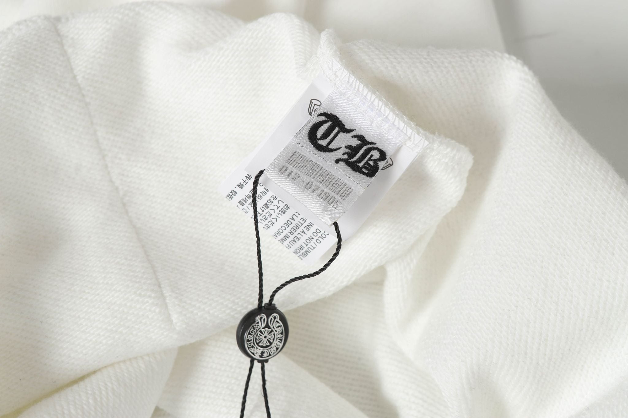 Blue Double Cross White Hoodie™