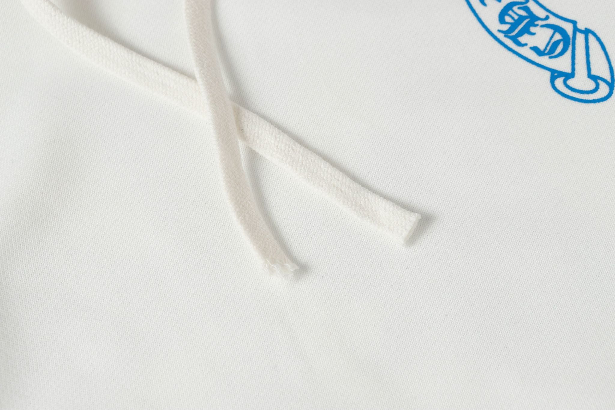 Blue Double Cross White Hoodie™