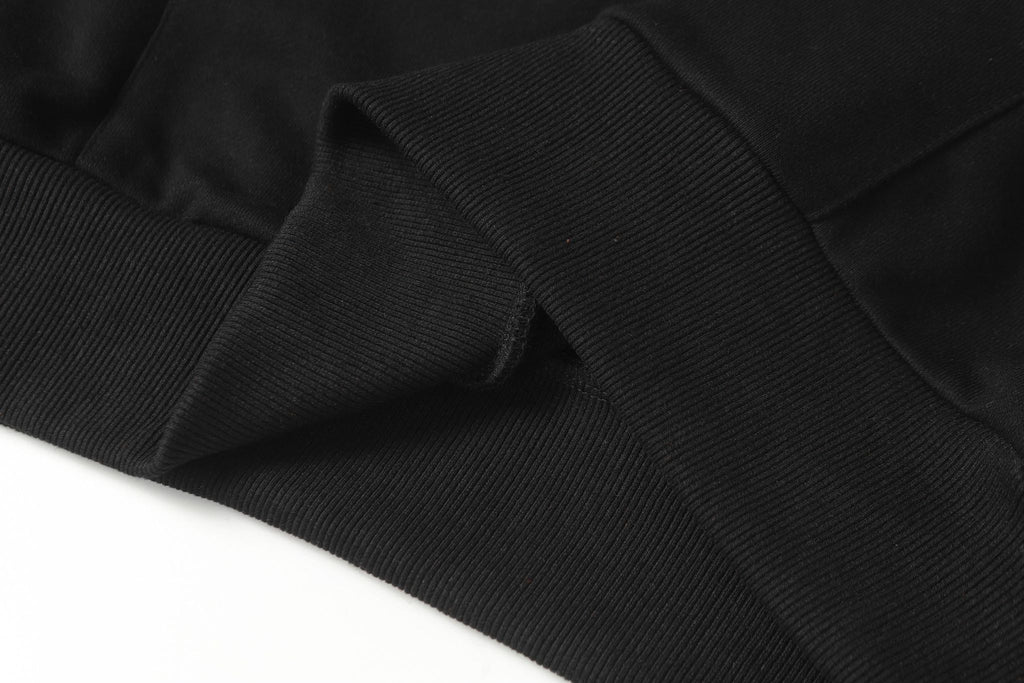 Blue Double Cross Black Hoodie™