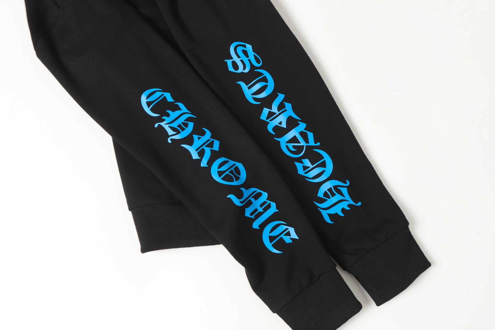 Blue Double Cross Black Hoodie™