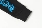 Blue Double Cross Black Hoodie™