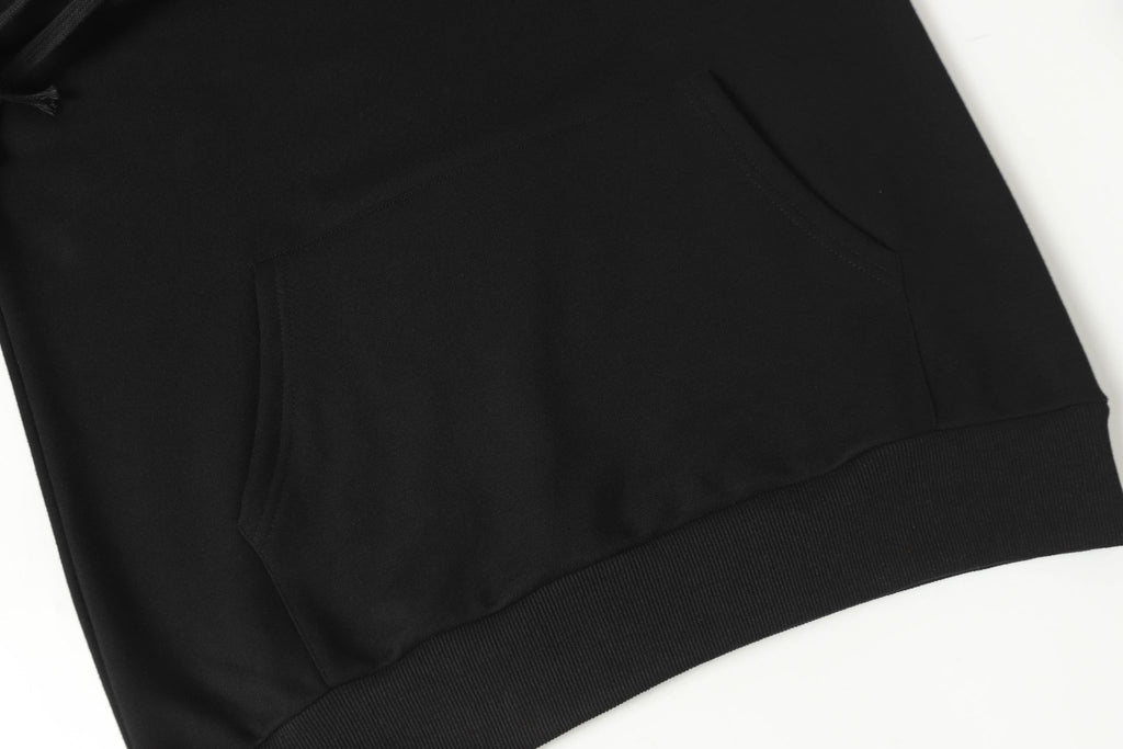 Blue Double Cross Black Hoodie™