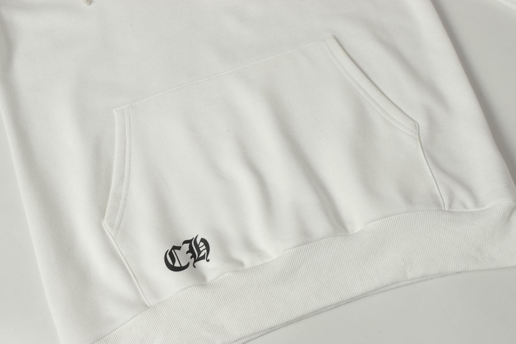 M-Boy Mouth Hood White Hoodie™