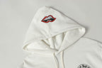 M-Boy Mouth Hood White Hoodie™