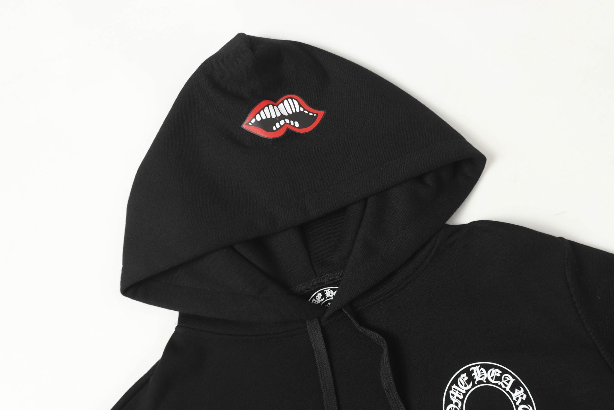 M-Boy Mouth Hood Black Hoodie™