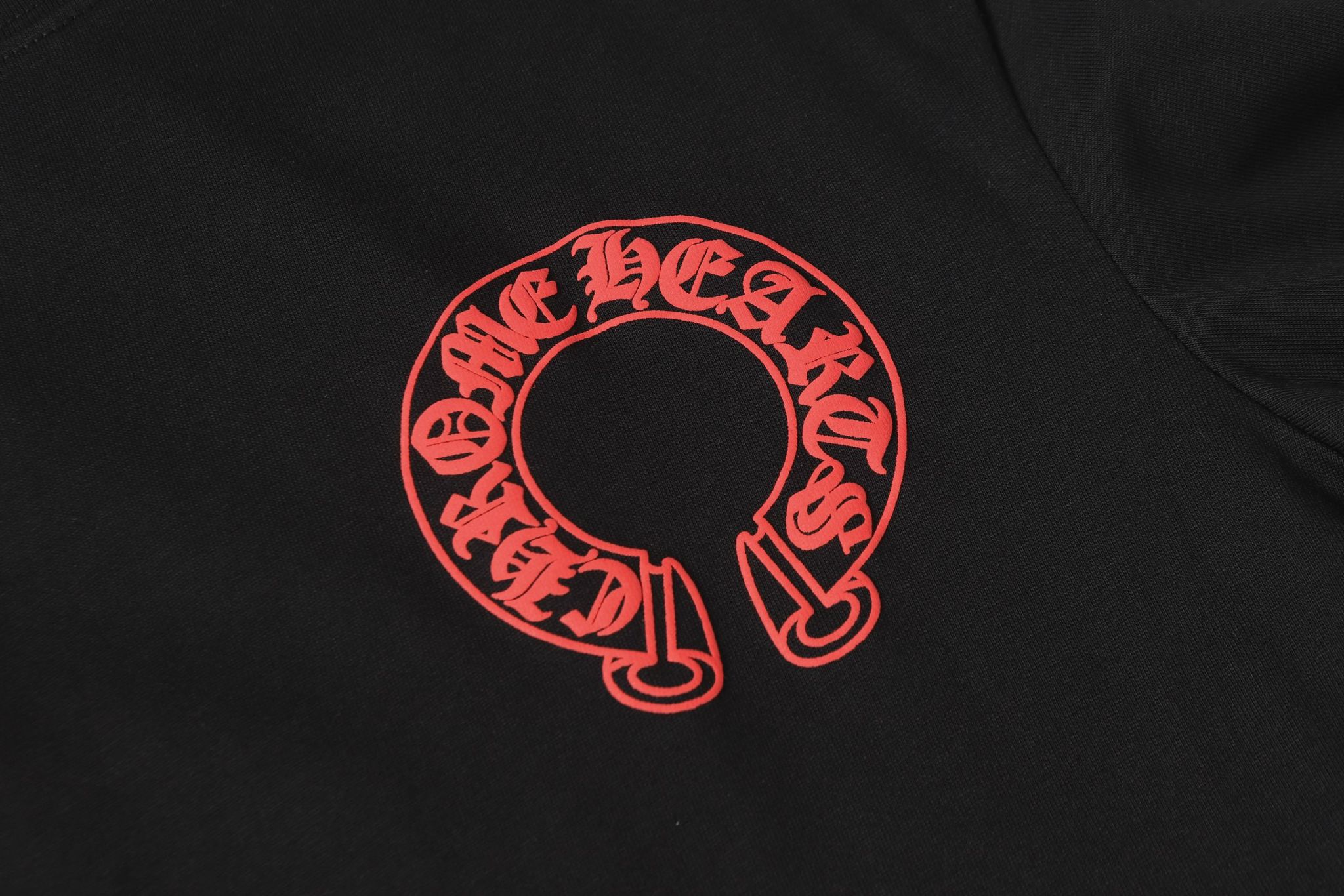 Red Horse Shoe Logo Black Long Sleeve™