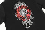 Red Horse Shoe Logo Black Long Sleeve™