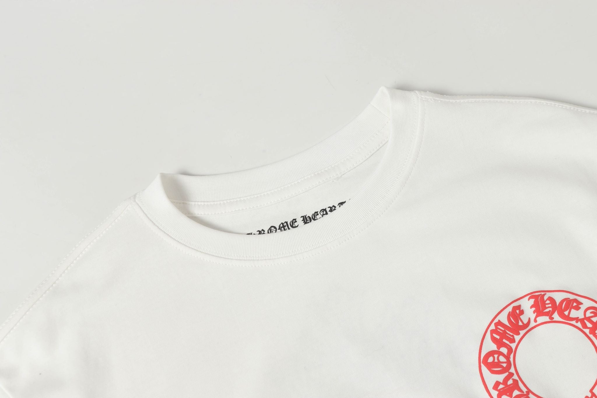 Red Horse Shoe Logo White Long Sleeve™