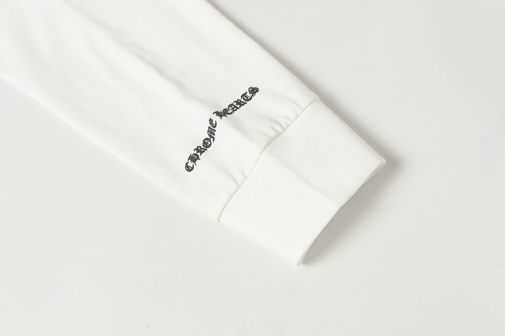 Red Horse Shoe Logo White Long Sleeve™