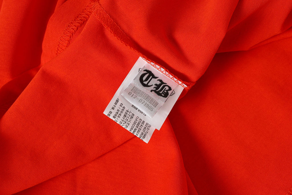 Horse Shoe & Typography Logo Red Long Sleeve™