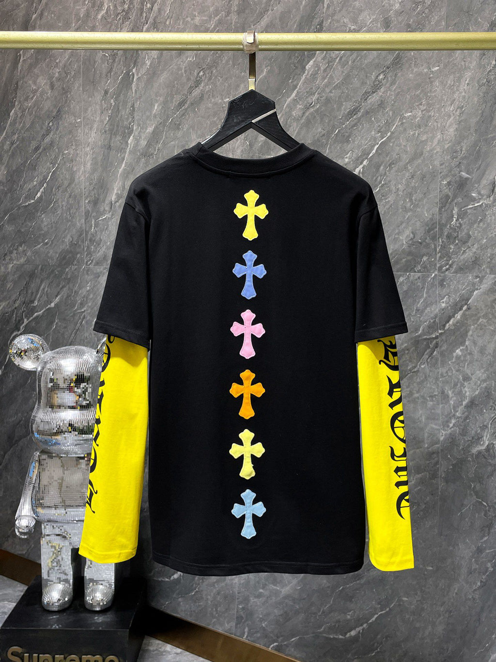 Multi Color Crosses Black & Yellow Long Sleeve™
