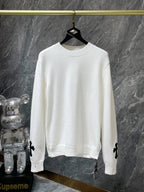Big Cross White Wool Sweater™