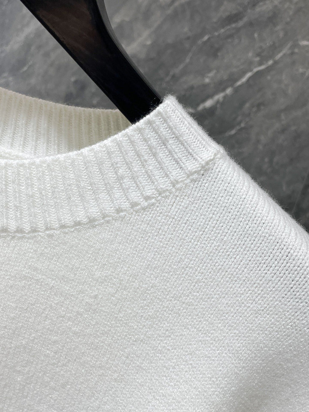 Big Cross White Wool Sweater™