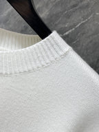 Big Cross White Wool Sweater™